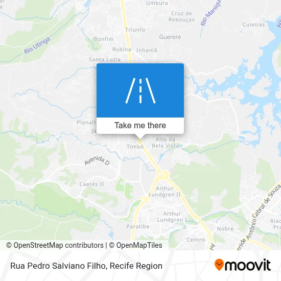 Rua Pedro Salviano Filho map