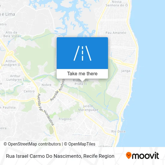 Rua Israel Carmo Do Nascimento map