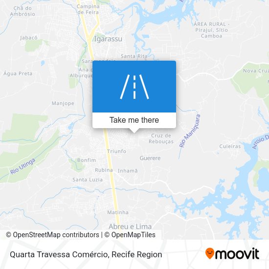 Quarta Travessa Comércio map