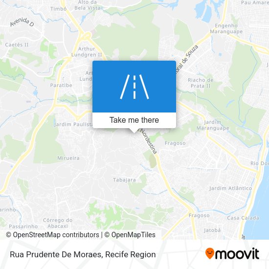 Rua Prudente De Moraes map