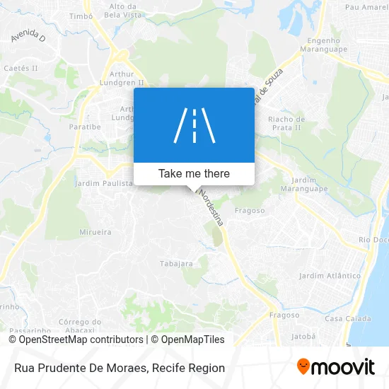 Rua Prudente De Moraes map