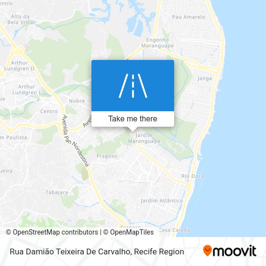 Rua Damião Teixeira De Carvalho map