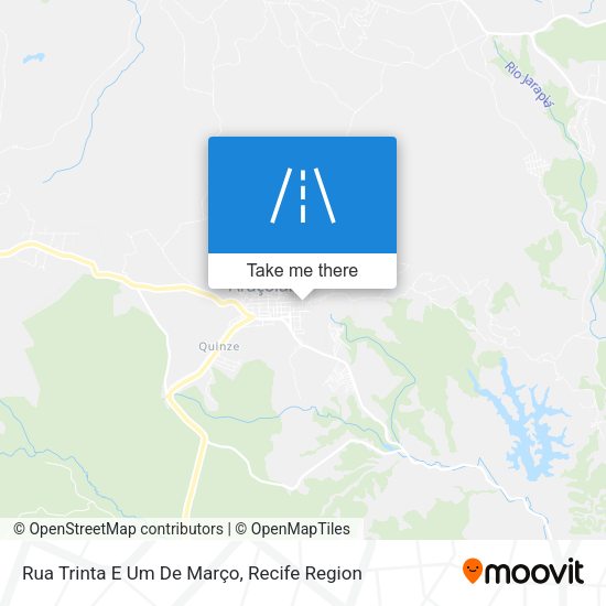 Rua Trinta E Um De Março map