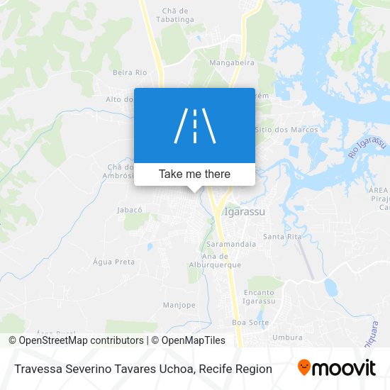 Travessa Severino Tavares Uchoa map