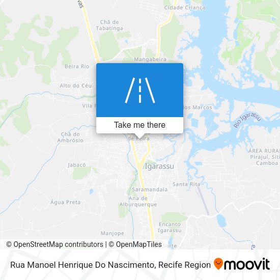 Rua Manoel Henrique Do Nascimento map