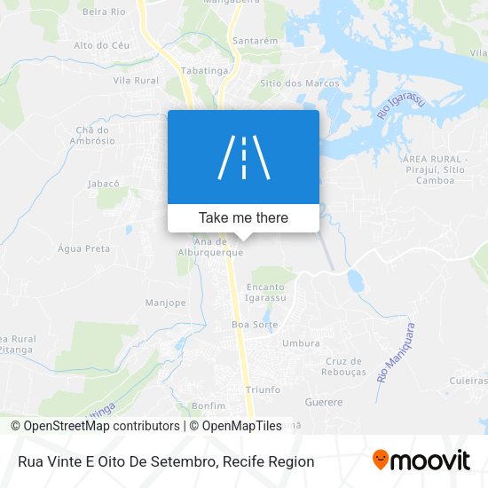 Rua Vinte E Oito De Setembro map