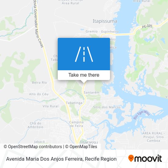 Avenida Maria Dos Anjos Ferreira map