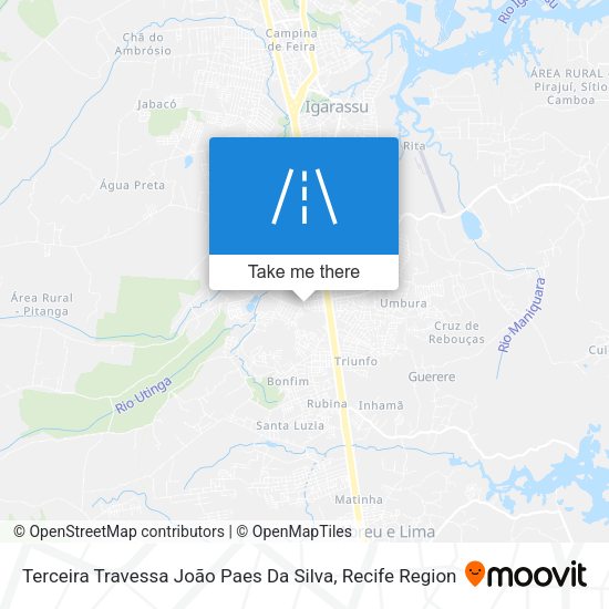 Terceira Travessa João Paes Da Silva map