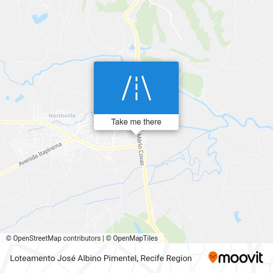 Loteamento José Albino Pimentel map