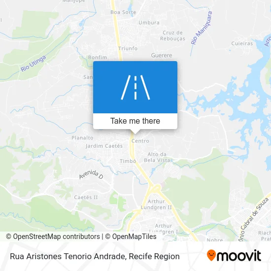 Rua Aristones Tenorio Andrade map