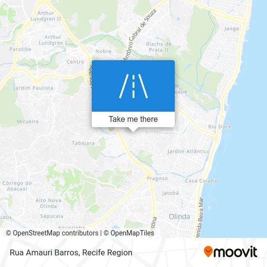 Rua Amauri Barros map