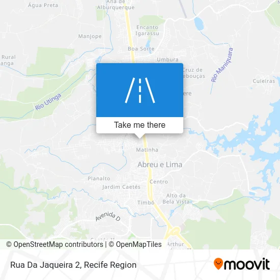 Rua Da Jaqueira 2 map