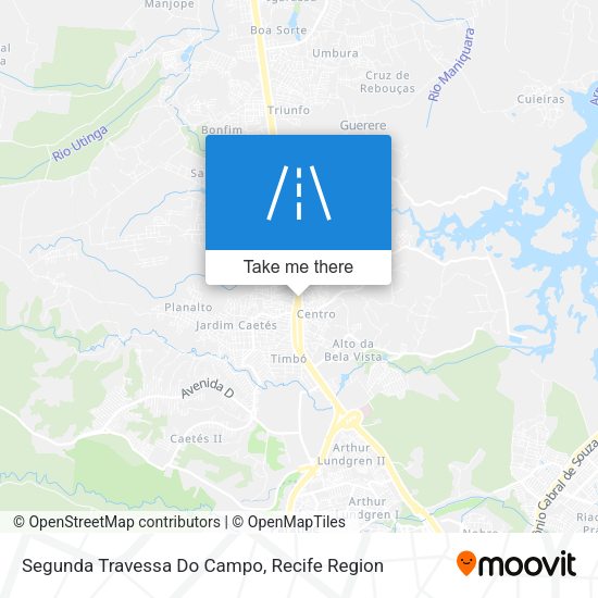 Segunda Travessa Do Campo map