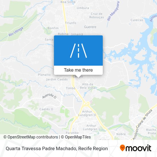 Quarta Travessa Padre Machado map