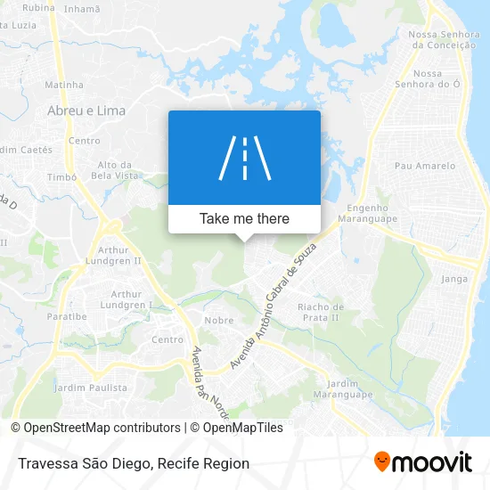 Travessa São Diego map