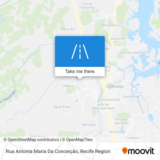 Rua Antonia Maria Da Conceição map