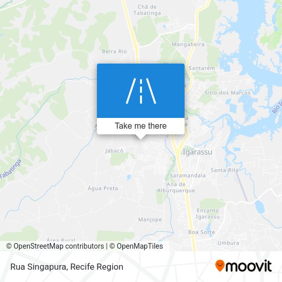 Rua Singapura map