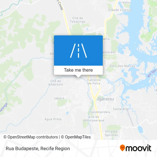 Rua Budapeste map