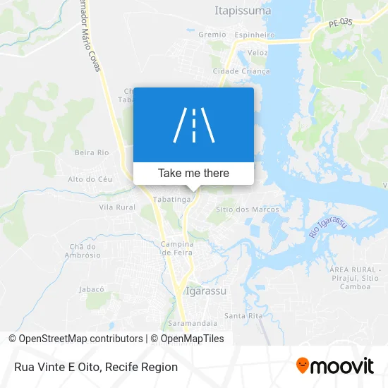 Rua Vinte E Oito map