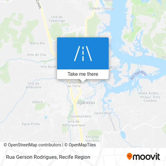 Rua Gerson Rodrigues map