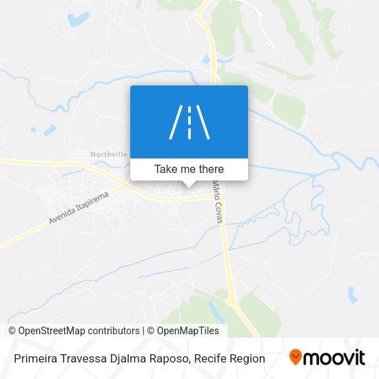Primeira Travessa Djalma Raposo map