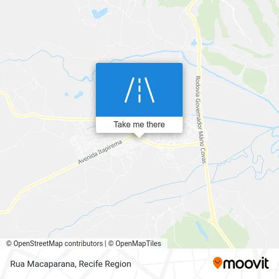 Rua Macaparana map