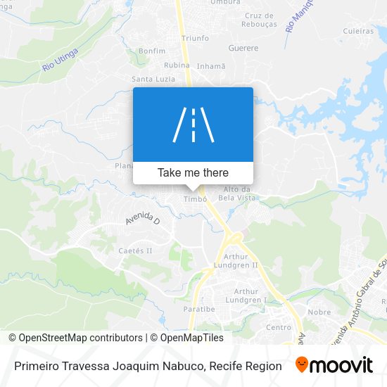 Primeiro Travessa Joaquim Nabuco map