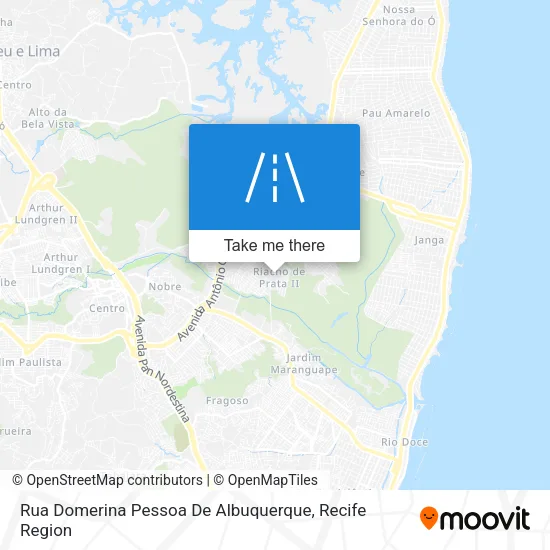 Rua Domerina Pessoa De Albuquerque map