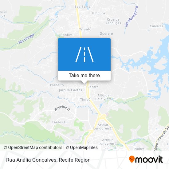Rua Anália Gonçalves map