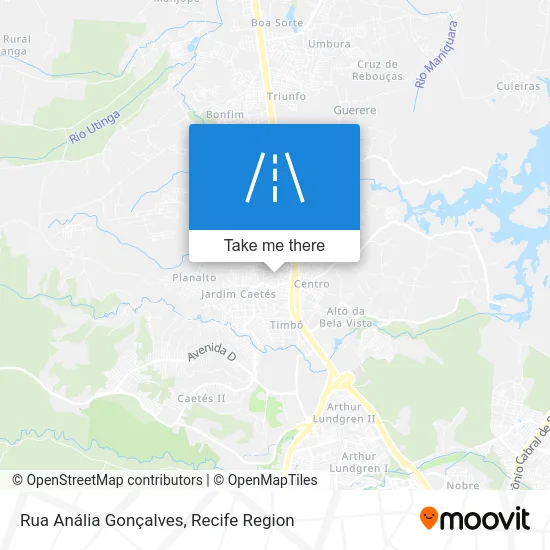 Rua Anália Gonçalves map
