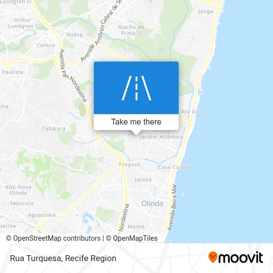Rua Turquesa map