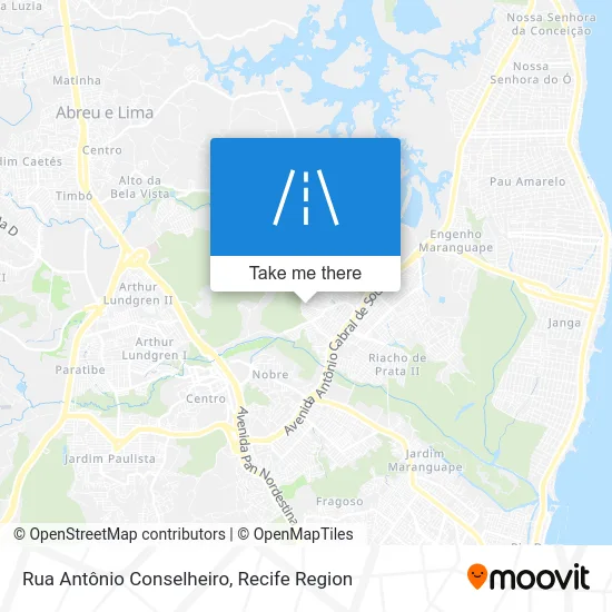Rua Antônio Conselheiro map