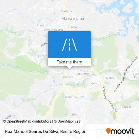 Rua Manoel Soares Da Silva map