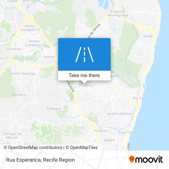Rua Esperanca map