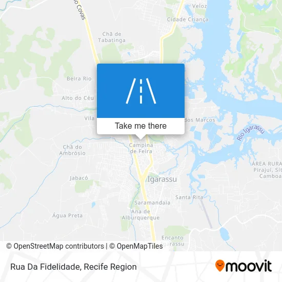 Rua Da Fidelidade map