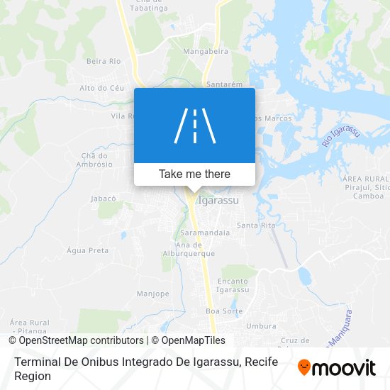 Terminal De Onibus Integrado De Igarassu map