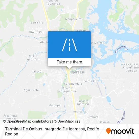 Terminal De Onibus Integrado De Igarassu map