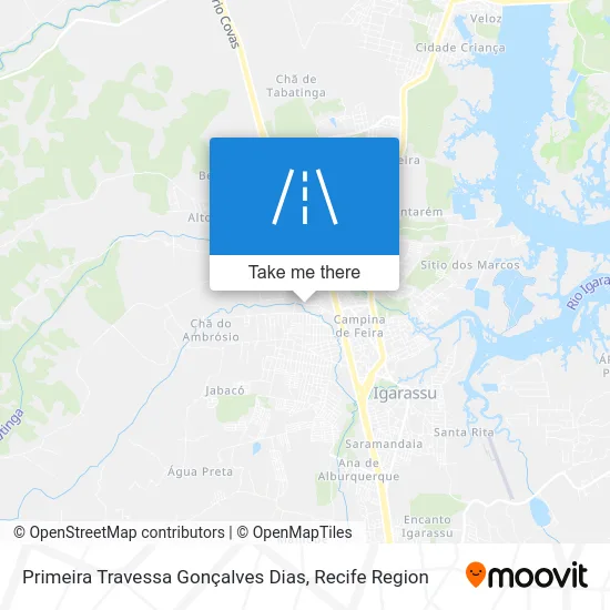 Primeira Travessa Gonçalves Dias map