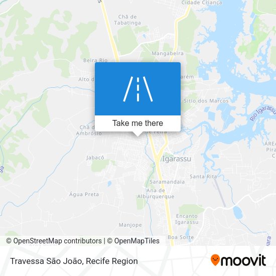 Travessa São João map