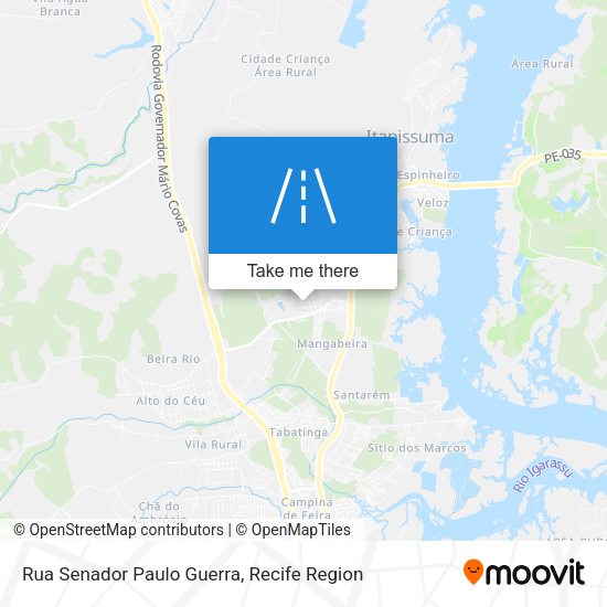 Rua Senador Paulo Guerra map