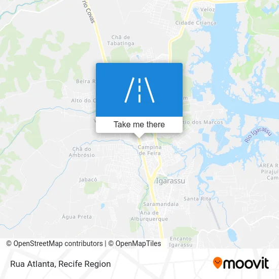 Rua Atlanta map