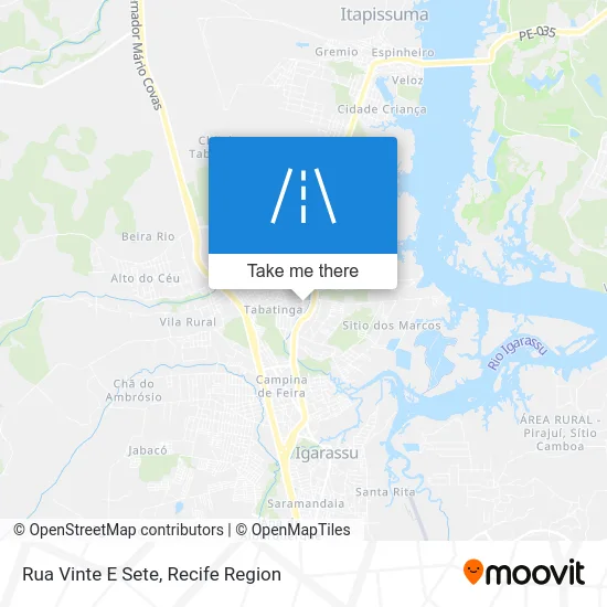 Rua Vinte E Sete map