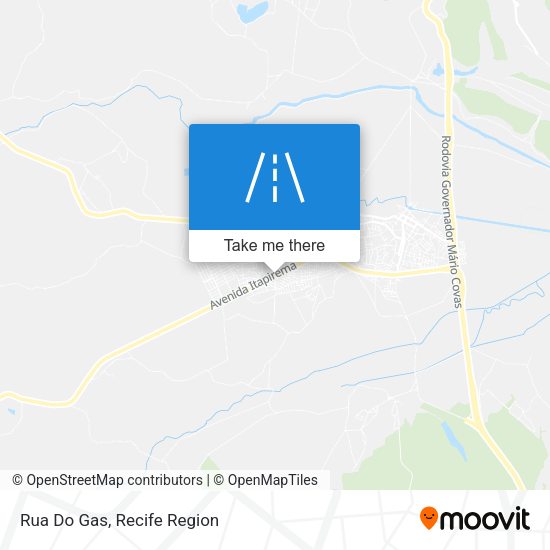 Rua Do Gas map