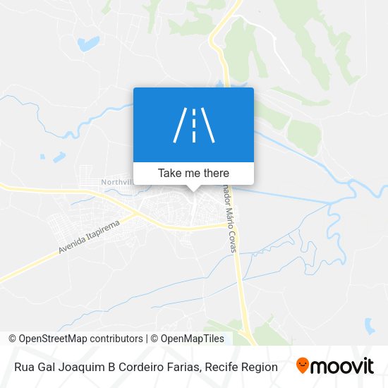 Rua Gal Joaquim B Cordeiro Farias map
