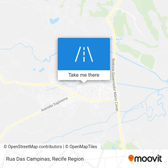 Rua Das Campinas map