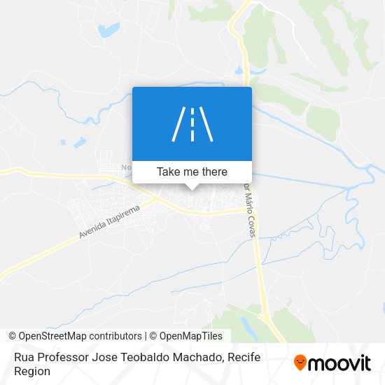 Rua Professor Jose Teobaldo Machado map