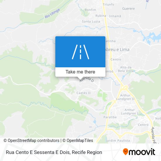 Rua Cento E Sessenta E Dois map