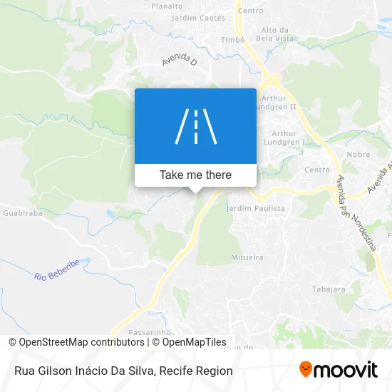Rua Gilson Inácio Da Silva map