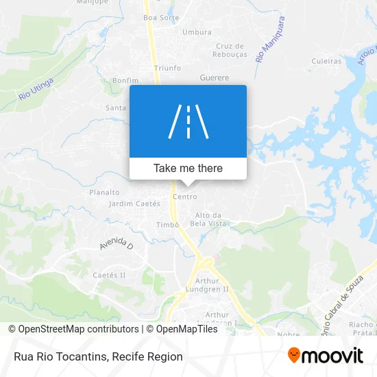 Rua Rio Tocantins map