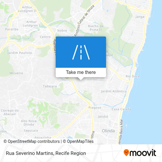 Rua Severino Martins map